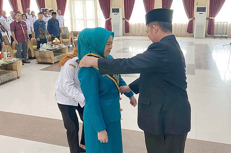 Bupati Lantik Pengurus PKK dan Kukuhkan Bunda Literasi 