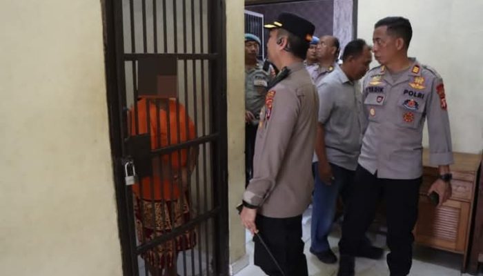 Pastikan Keamanan, Kapolres Pulpis Sidak Tahanan