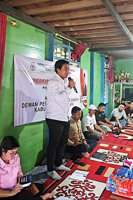 Anggota DPRD Murung Raya, Fedrich Dominggus Yoga.