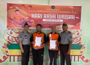 Dua WBP Lapas Kasongan Terima Remisi Waisak