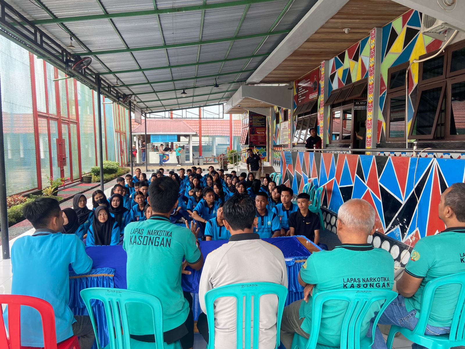 Lapas Kasongan Berikan Edukasi Tentang Rehabilitasi dan Pembinaan WBP Bagi Siswa