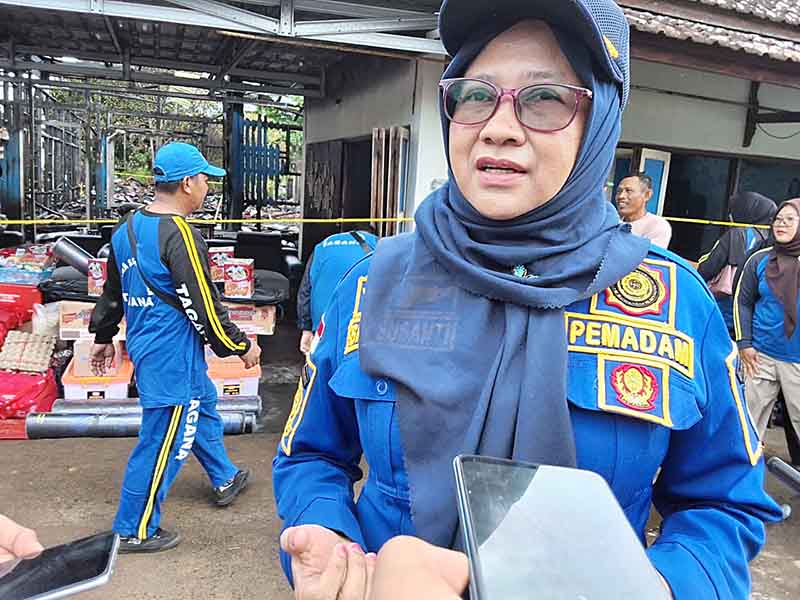 Kepala Dinas Pemadam Kebakaran dan Penyelamatan (DKPP)Kabupaten Seruyan Sri Susanti