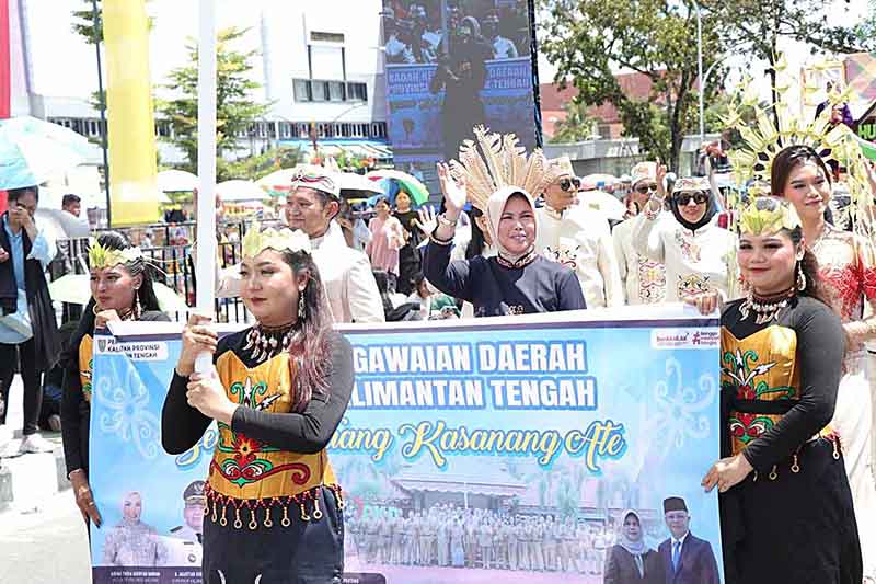 Lisda Pimpin Langsung Karnaval dari BKD 