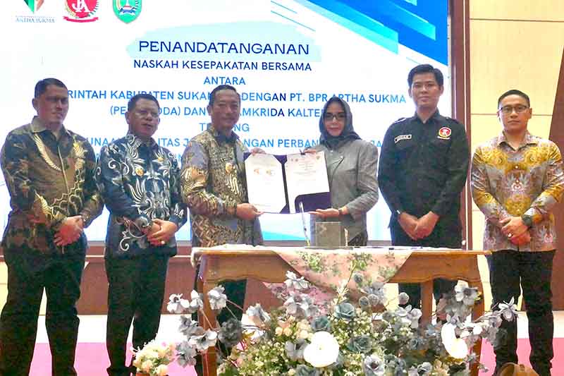 Pemkab Teken MoU dengan PT BPR Artha Sukma dan PT Jamkrida Kalteng 