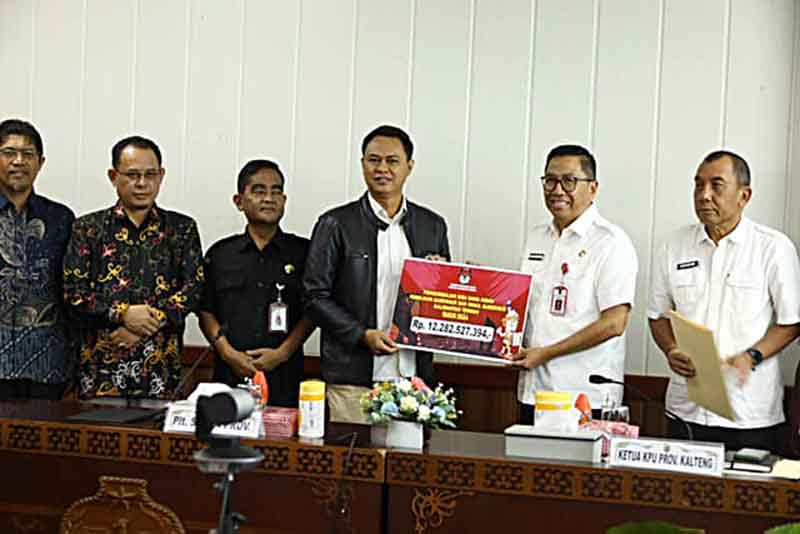 Pemprov Terima Pengembalian Sisa Dana Hibah Pilkada dari KPU 