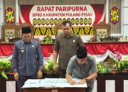 DPRD Pulpis Serahkan Persetujuan Bersama Raperda Pertanggungjawaban Pelaksanaan APBD 2024
