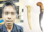 Ditangkap saat Bawa Sajam Depan Apotek