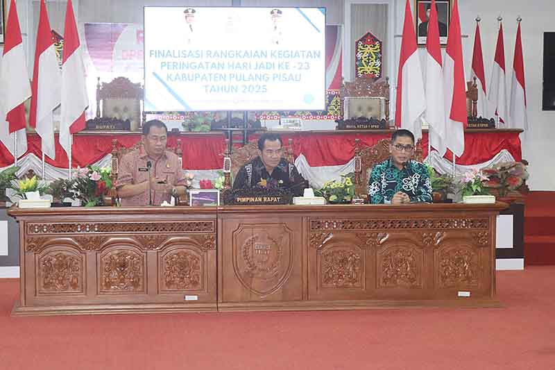 Bupati Pimpin Rapat Finalisasi Harjad ke-23