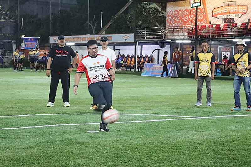 Legislator Dukung dan Apresiasi Turnamen Mini Soccer