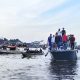 Lestarikan Tradisi, Masduki Ikut Perang Air di Sungai Jelai 