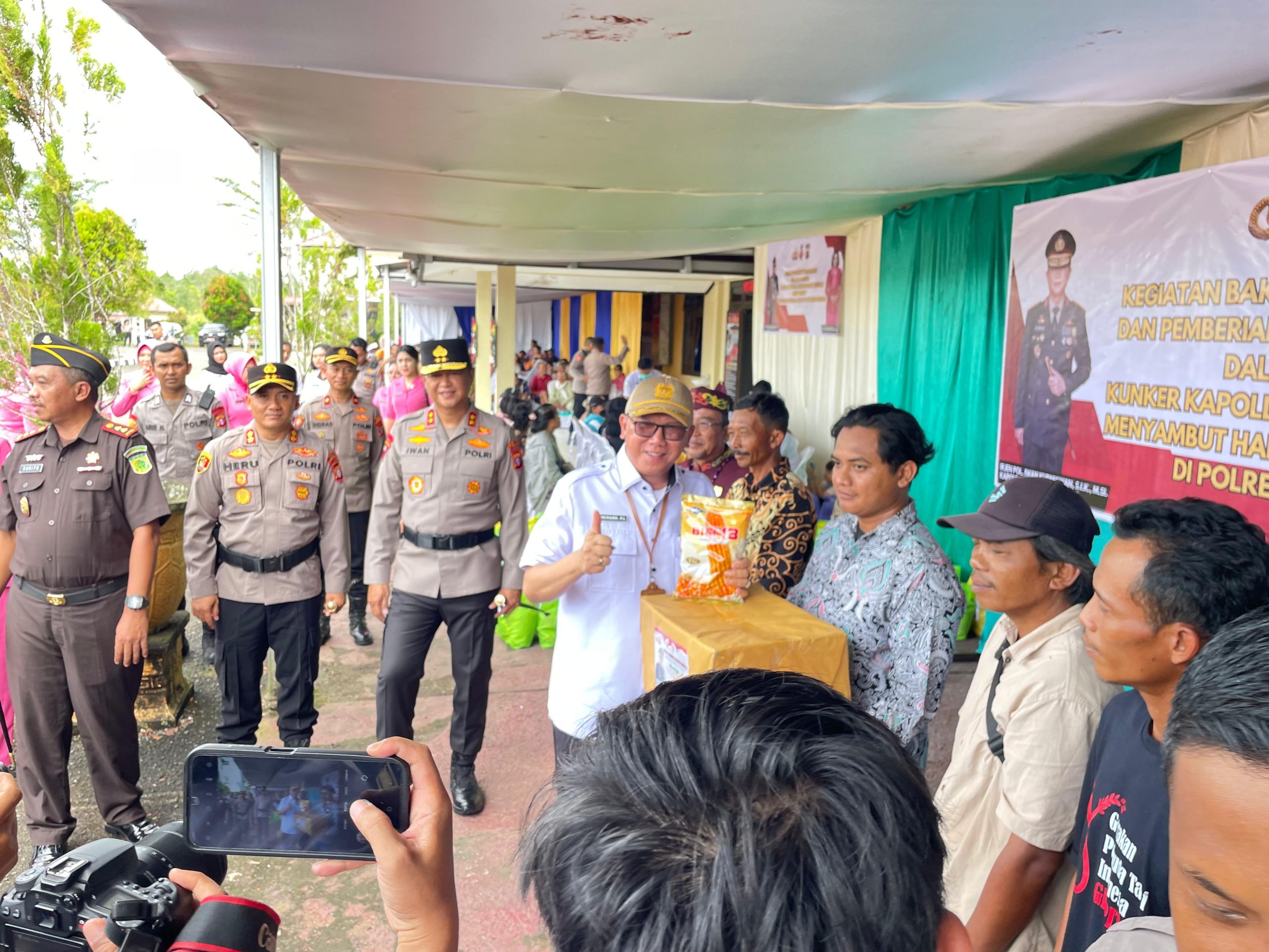 Sekda Gumas Sambut Kunjungan Kapolda Kalteng