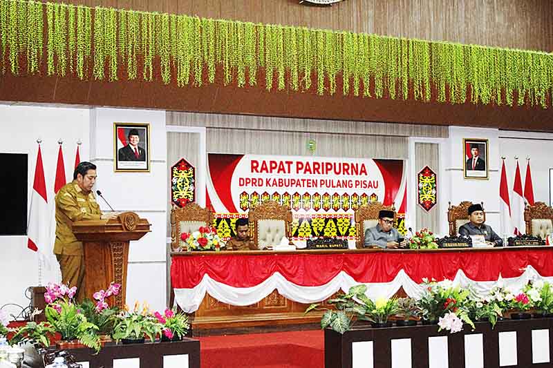 Wabup Sampaikan Pidato Pengantar RKUPA dan PPAS Perubahan APBD 