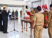 Wabup Pulpis Lantik Damang Kepala Adat Kahayan Hilir