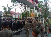 Satpol PP Kalteng Amankan Aksi Damai Evaluasi 100 Hari Kinerja Gubernur