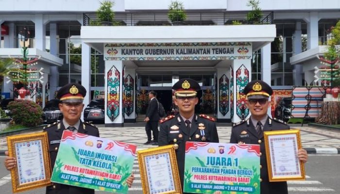 Polres Kobar Borong Juara Satu Tiga Kategori