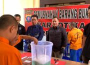 9,64 Gram Sabu Disita Polisi, Tiga Tersangka Kompak Musnahkan Barang Haram