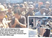 Penertiban Lapak di Pasar Keramat Diwarnai Ketegangan