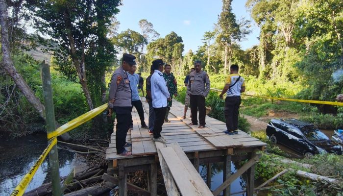 Jembatan Ribau Dipotong OTK