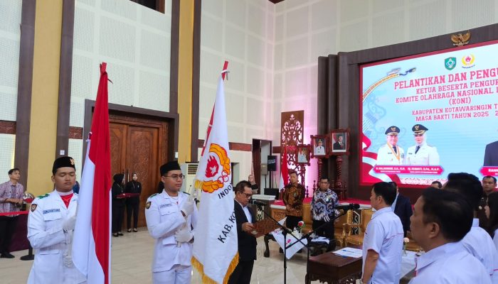 Bupati Harap KONI Kotim Jadi Motor Kemajuan Olahraga