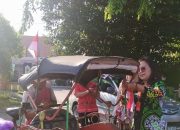 Meriahkan HUT ke-80 RI, Dinkes Kapuas Bagikan Bendera Merah Putih