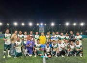 Resmi Ditutup, Bupati Kobar Apresiasi Turnamen Mini Soccer PWI Cup U-40 