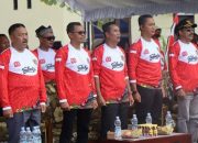 Ketua DPRD Katingan Marwan Susanto, S.Sos, MAP saat menghadiri acara pembukaan Karnaval Kemerdekaan di Halaman Kantor Desa Hampalit, Rabu (20/8/2025). Foto: IST