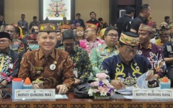 Bupati Gumas Hadiri Rakor Pemda se-Kalteng