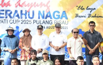 Bupati Pulpis dan Wabup Hadiri Pembukaan Lomba Dayung Perahu Naga