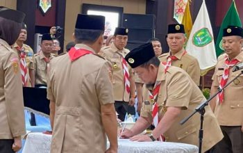 Bupati Katingan Dilantik jadi Pengurus Gerakan Pramuka Kalteng