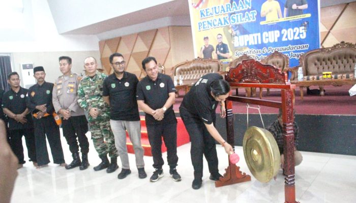 Wabup Pulpis Buka Kejuaraan Pencak Silat Bupati Cup 2025