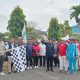Peserta Jalan Sehat Milad ke-48 BKPRMI dan HUT ke-80 RI Dilepas