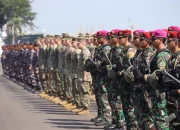 Tiga Kapal Perang Indonesia Latihan Bersama