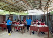 Dinding SDN 1 Lampahung Pakai Seng Bekas