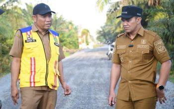 Bupati Pulpis Tinjau Tiga Ruas Jalan Terkoneksi Provinsi