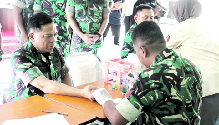 Bentuk Kepedulian TNI kepada Masyarakat, Kodam XXII/TB Gelar Bakti Sosial HUT ke-80 TNI