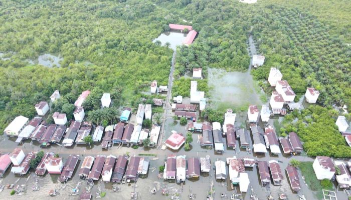 Empat RT di Desa Hanjalipan Terendam Banjir