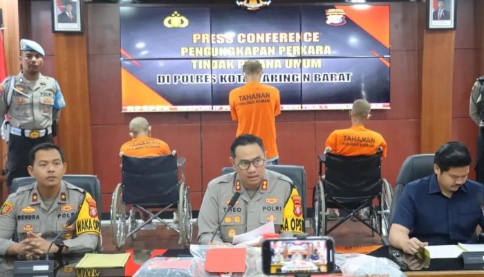 Tiga Perampok Antarprovinsi Dibekuk Polres Kobar
