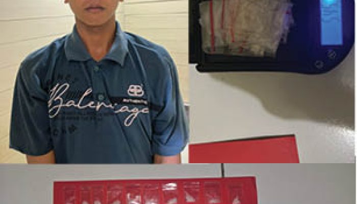 Sembunyi Sabu Dekat Pohon, Pemuda di Rungan Diciduk Polisi
