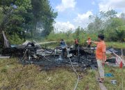 Rumah Terbakar, Istri Stroke Selamat dari Api