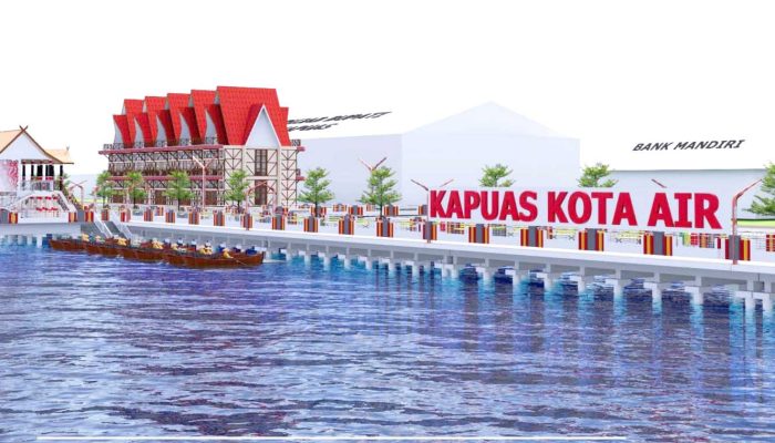 Waterfront City Memperindah Wajah Sungai Kapuas