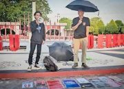 Aktivis Demo Ketimpangan MBG di Tugu Soekarno