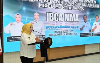 Bupati Kobar Dorong Prestasi IBCA MMA sebagai Wadah Pembinaan Mental dan Karakter