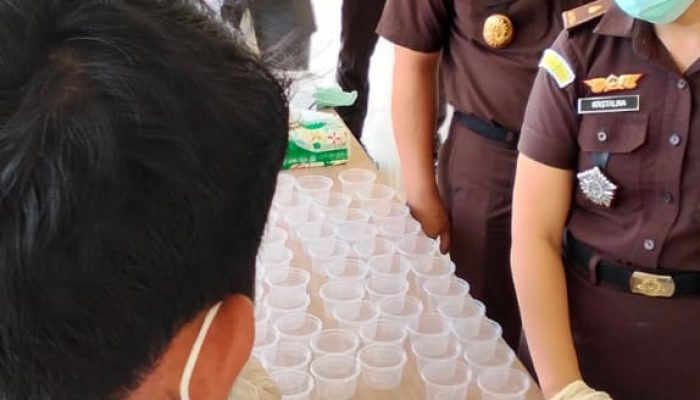 Ratusan Pejabat Eselon III dan IV Pulpis Mendadak Dites Urine