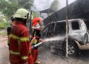 Lupa Lepas Aki, Rumah dan Mobil Ludes Terbakar