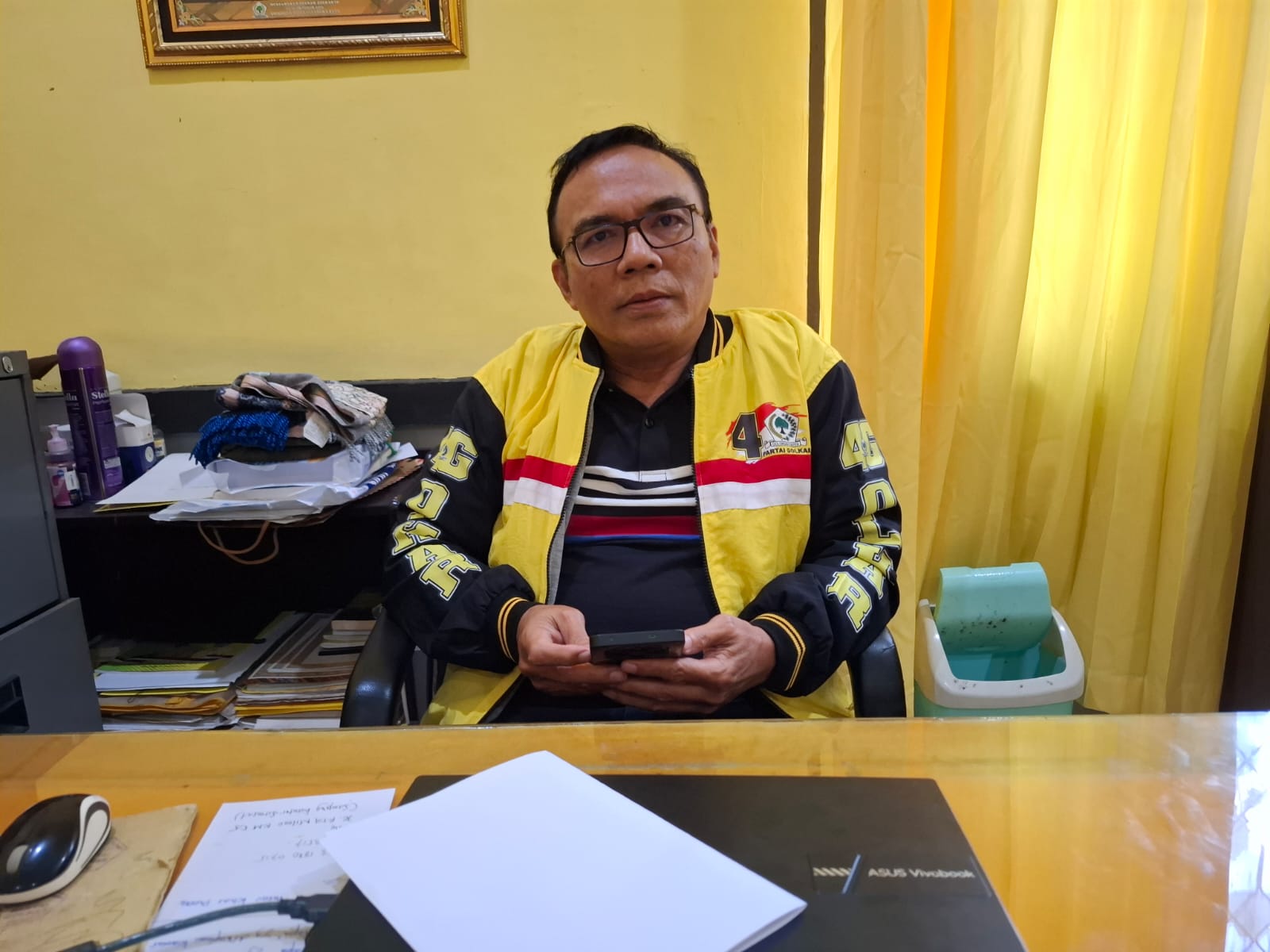 Sekretaris DPD Golkar Kalteng, Suhartono Firdaus.