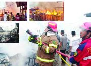 Kobaran Api di Mendawai, 11 Rumah Ludes