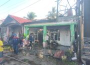 Diduga Korsleting, Rumah Anggota Polisi Ludes