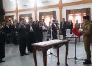 Bupati Pulpis Lantik 132 Pejabat Pengawas dan Fungsional