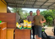 Polsek Kahut Gelar Gerakan Pangan Murah di Tumbang Miri, 125 Kg Beras SPHP Habis Terjual