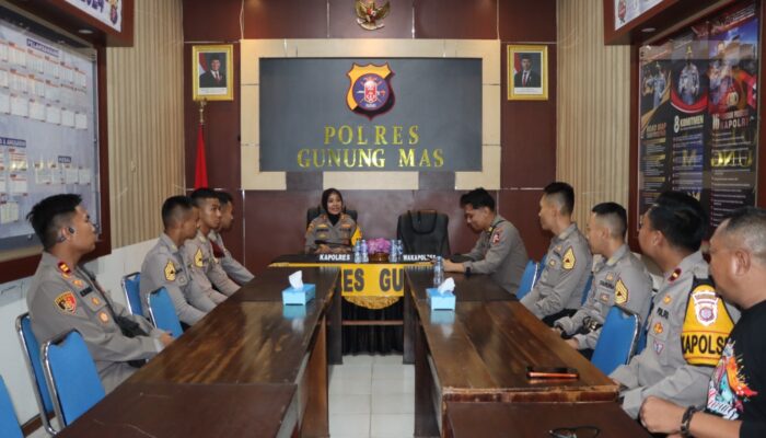 Kapolres Gunung Mas Sambut Taruna Akpol, Misi Pengabdian Dimulai dari Sekolah Rakyat